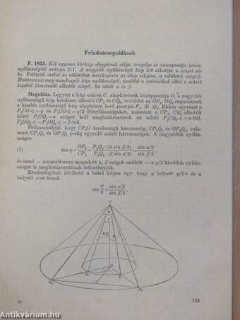 Középiskolai matematikai lapok 1974. május