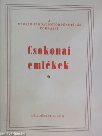 "14 kötet A magyar irodalomtörténetírás forrásai sorozatból (nem teljes sorozat)"