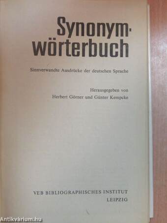Synonymwörterbuch