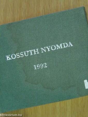 Kossuth Nyomda Rt. kis albuma 1992. (minikönyv)