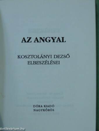 Az angyal (minikönyv)