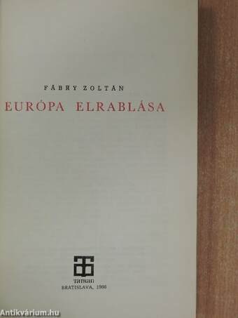 Európa elrablása