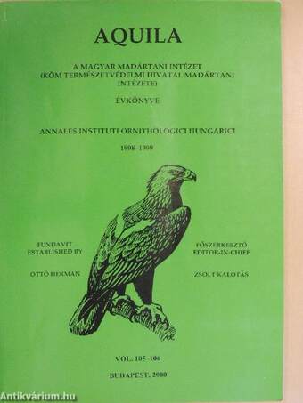 Aquila - A Magyar Madártani Intézet évkönyve 1998-1999