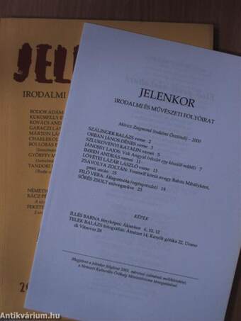 Jelenkor 2001. március