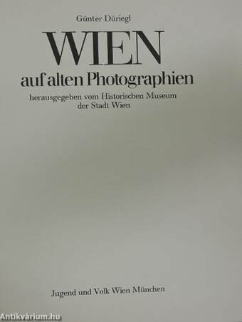 Wien auf alten Photographien