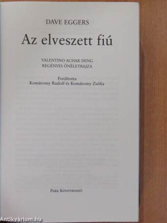 Az elveszett fiú