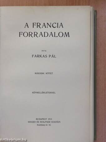 Forradalom és császárság - A Francia Forradalom és Napoleon 1-2.