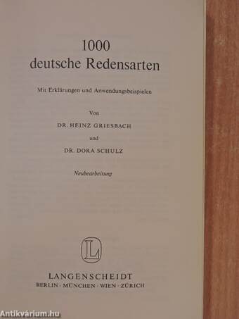 1000 deutsche Redensarten