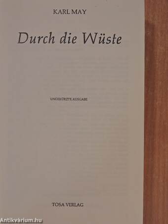 Durch die Wüste