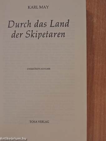 Durch das Land der Skipetaren