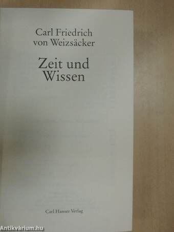 Zeit und Wissen