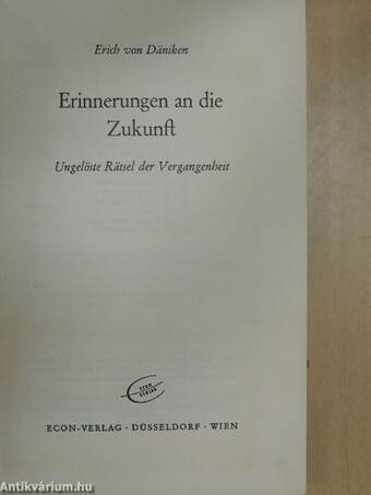 Erinnerungen an die Zukunft