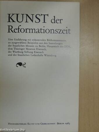 Kunst der Reformationszeit