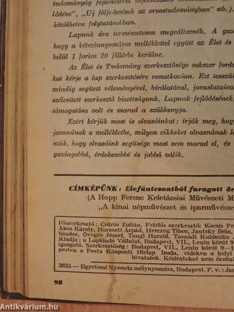 Élet és Tudomány 1957. (nem teljes évfolyam) I-II.