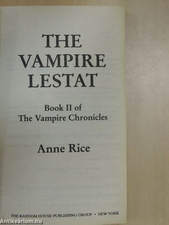 The Vampire Lestat