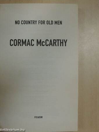 No Country for Old Men