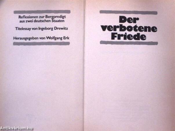 Der verbotene Friede