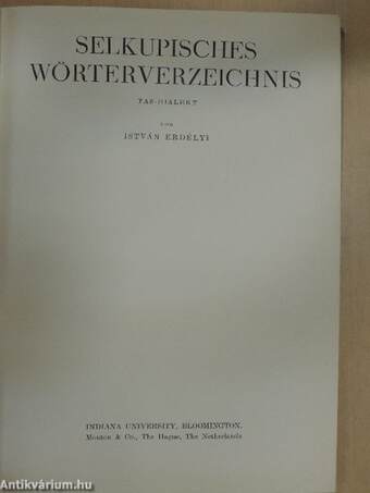 Selkupisches Wörterverzeichnis