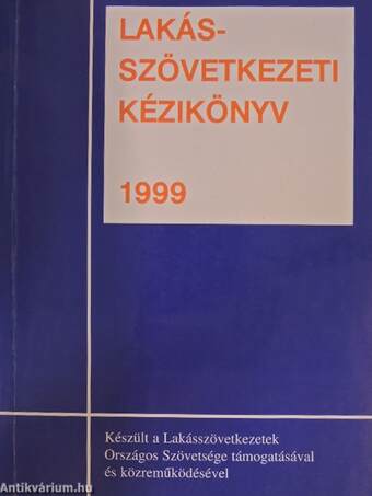 Lakásszövetkezeti kézikönyv 1999