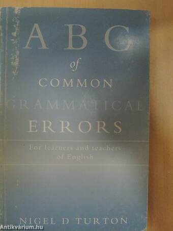 ABC of Common Grammatical Errors