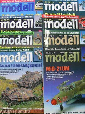 Pro modell 2002, 2003, 2004 (Vegyes számok)