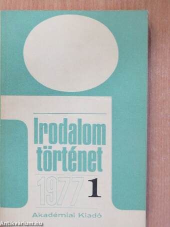 Irodalomtörténet 1977/1.