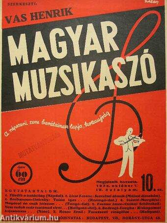 Magyar muzsikaszó 1935. október 1.