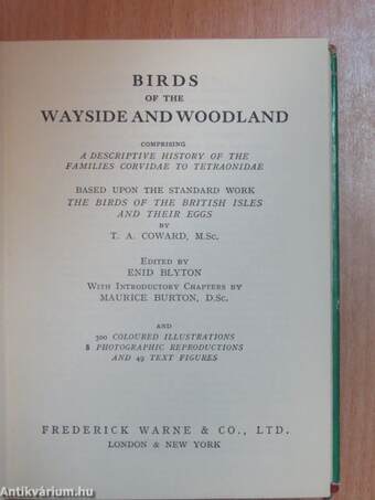 Birds of the Wayside and Woodland