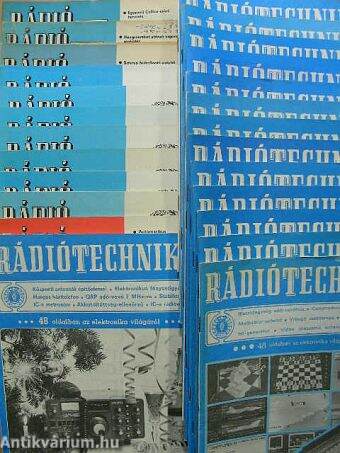 Rádiótechnika 1969., 1981., 1983., 1988. (nem teljes évfolyamok)