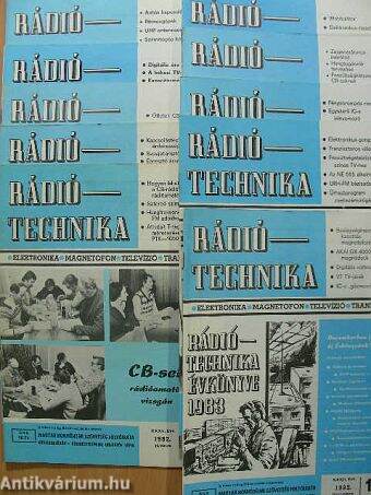 Rádiótechnika 1982. (nem teljes évfolyam)