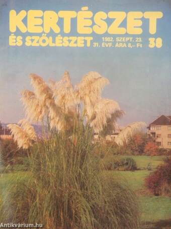 Kertészet és Szőlészet 1982. szeptember 23.