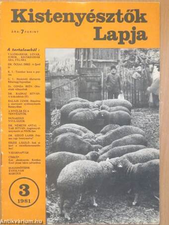 Kistenyésztők Lapja 1981-1985., 1987. (vegyes számok) (35 db)