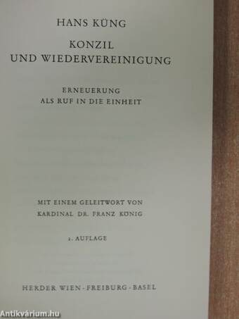 Konzil und Wiedervereinigung