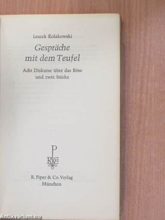 Gespräche mit dem Teufel