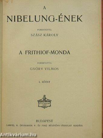 A Nibelung-ének és a Frithiof-monda I. (töredék)