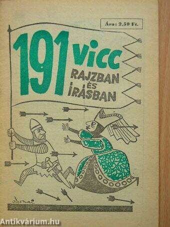 191 vicc rajzban és írásban