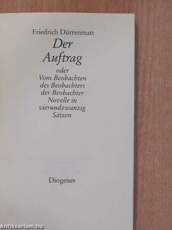 Der Auftrag