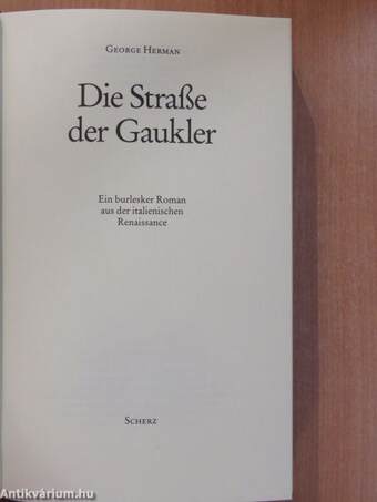 Die Straße der Gaukler