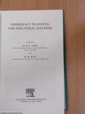 Emergency Planning for Industrial Hazards