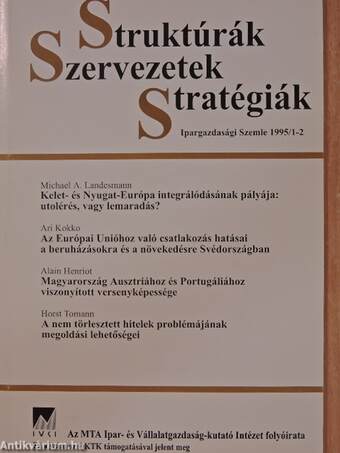 Struktúrák, Szervezetek, Stratégiák 1995/1-4.