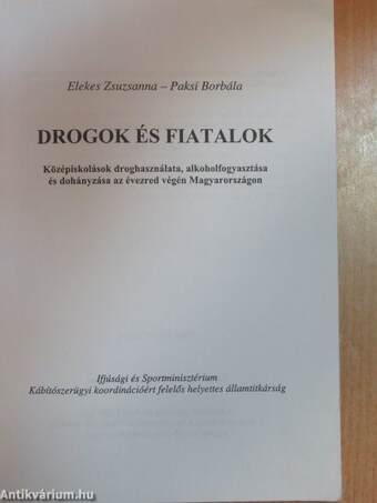 Drogok és fiatalok