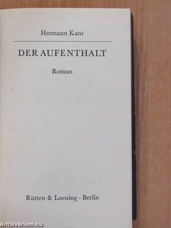 Der Aufenthalt