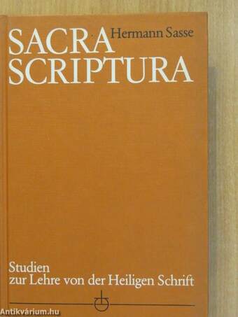 Sacra Scriptura