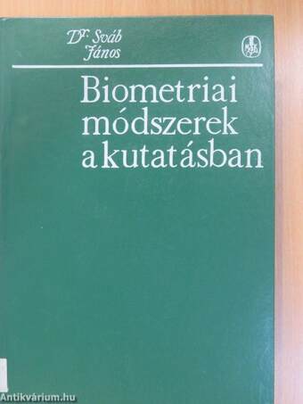 Biometriai módszerek a kutatásban (dedikált példány)