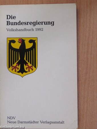 Die Bundesregierung Volkshandbuch 1992