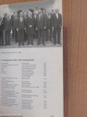 Die Bundesregierung Volkshandbuch 1992