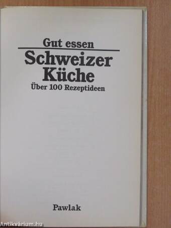 Schweizer Küche