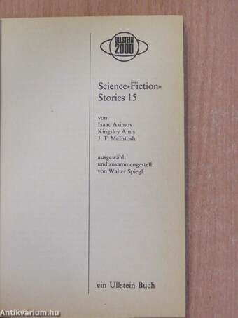 Ullstein Science-Fiction-Stories 15