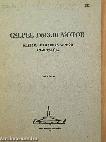 Csepel D613.10 motor