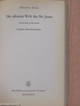 Die seltsame Welt des Mr. Jones